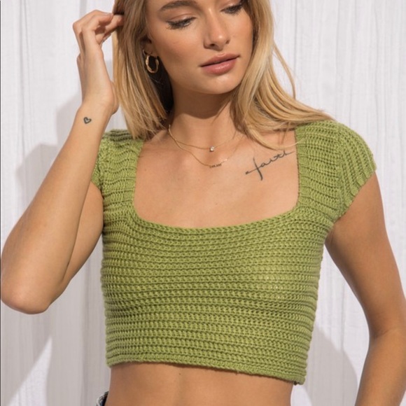 Crochet Crop Too - Picture 2 of 6